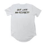 No Regrets Scoop Tee